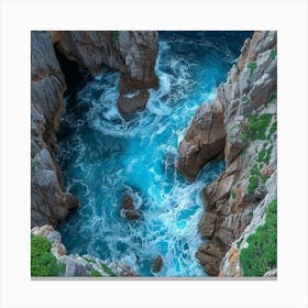 Cliffs Of Croatia Canvas Print