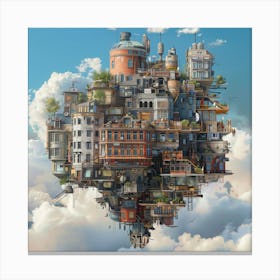 City In The Sky 9 Canvas Print