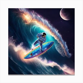 Space Surfer Canvas Print