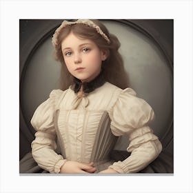 Victorian girl Canvas Print