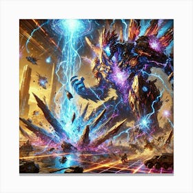 A Vivid Depiction Of The Reality Shatter Ability U Canvas Print