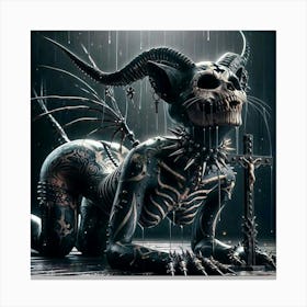 Demon Cat Canvas Print