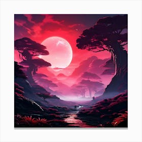 Landscape Painting 15 Canvas Print