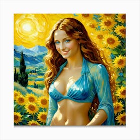 Sunflowersyuff Canvas Print
