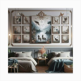 Bedroom Wall Art 1 Canvas Print