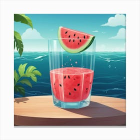 Watermelon 1 Canvas Print