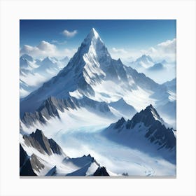 Ice Mountain Canvas Print