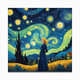 Starry Night 3 Canvas Print