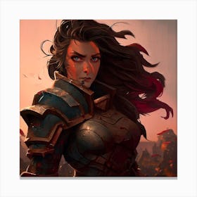 Dwarven Warrior Canvas Print