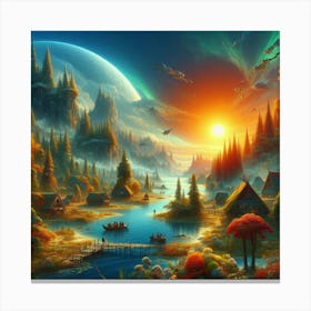 Planetarium Canvas Print