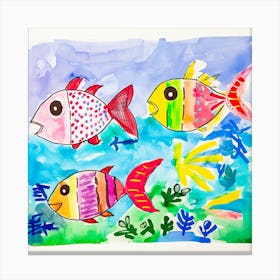 Colorful Fish 1 Canvas Print