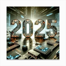 2025 Technology Canvas Print