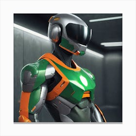 Futuristic Robot 18 Canvas Print