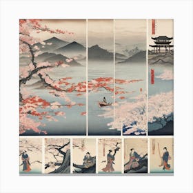 Sakura Blossoms Canvas Print