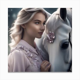 Fairytale Horse 3 Canvas Print