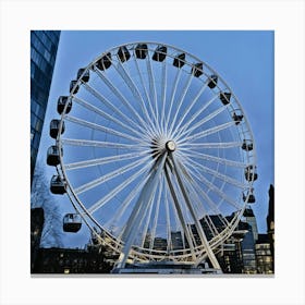 Ferris Wheel At Dusk Canvas Print