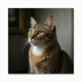 Default Photo Cat Art Print 0 Canvas Print
