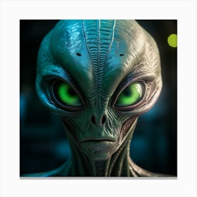 Alien Head 12 Canvas Print