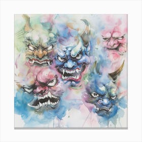 Five Demons Canvas Print