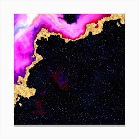 100 Nebulas in Space with Stars Abstract n.025 Canvas Print