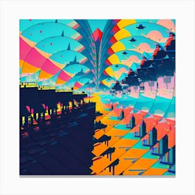 Psychedelic Art Canvas Print