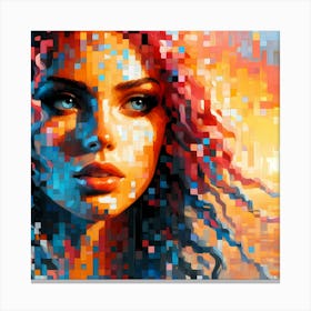 Portrait Artwork 25 Canvas Print