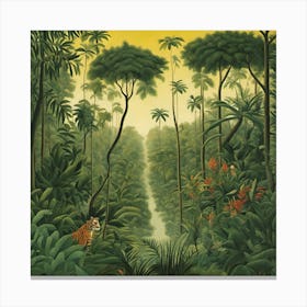 The Equatorial Jungle Canvas Print