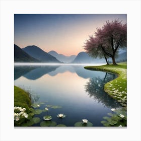 Lily Pond 7 Canvas Print