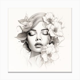 Flower Girl Canvas Print