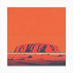 Uluru Canvas Print