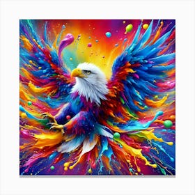 Colorful Eagle 2 Canvas Print