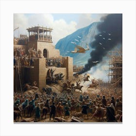 Battle Of Jericho Canvas Print