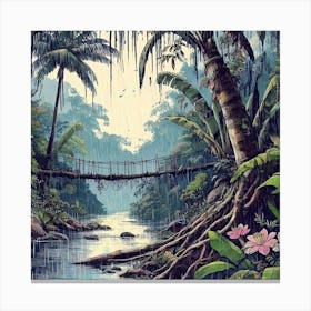 Emerald Oasis Canvas Print