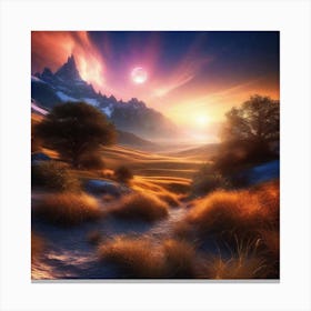 Landscape Painting 179 Canvas Print