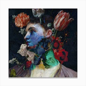 'The Flower Girl' Canvas Print