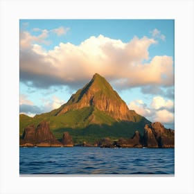 St. Lucia Stock Videos & Royalty-Free Footage Canvas Print