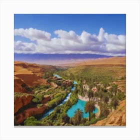 Morocco Beautiful Landscape Canvas Print