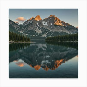 Sunrise In The Mountains 31 Canvas Print