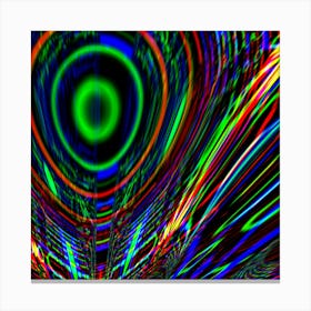 Abstract Psychedelic Image Canvas Print