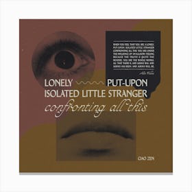 Isolated Little Stranger Canvas Print