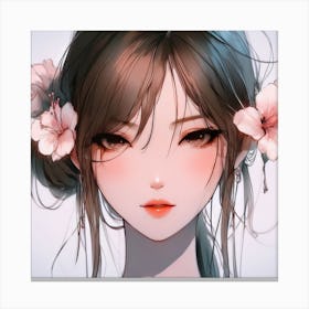 Anime Girl (19) Canvas Print