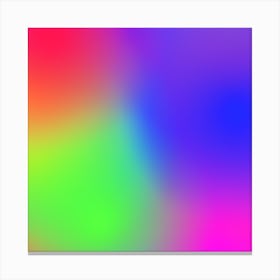 Abstract Rainbow Background 3 Canvas Print