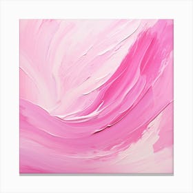 Abstract Pink Painting Canvas Print