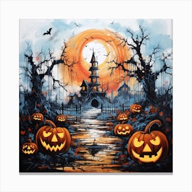 Halloween Pumpkins 2 Canvas Print