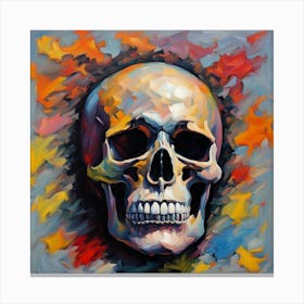 Skull Painting 1 Canvas Print