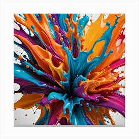 Color Fluid Splash 2695699209 Canvas Print