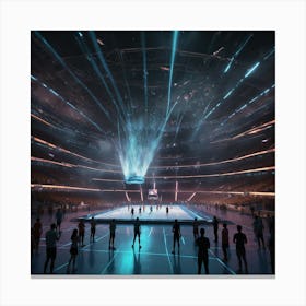 Olympic Stadium Canvas Print