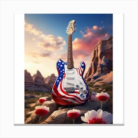 Red, White, and Blues 9 Canvas Print