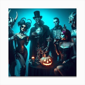 Halloween Party 17 Canvas Print