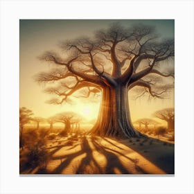 Oig4 (1)African Boabab tree Canvas Print